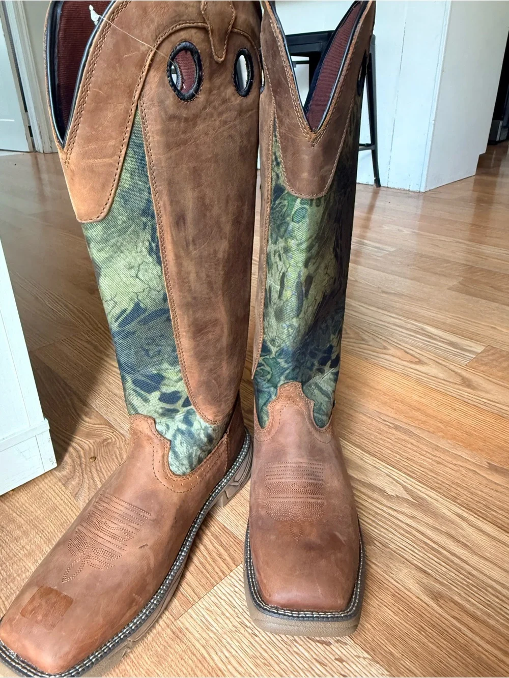 Justin Rush Strike SE4380 Men’s 12EE Snake-Resistant Camo Boots